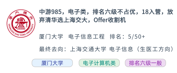  985，排名六级无优势，却有18个入营，人生赢家M学长100%优营的故事